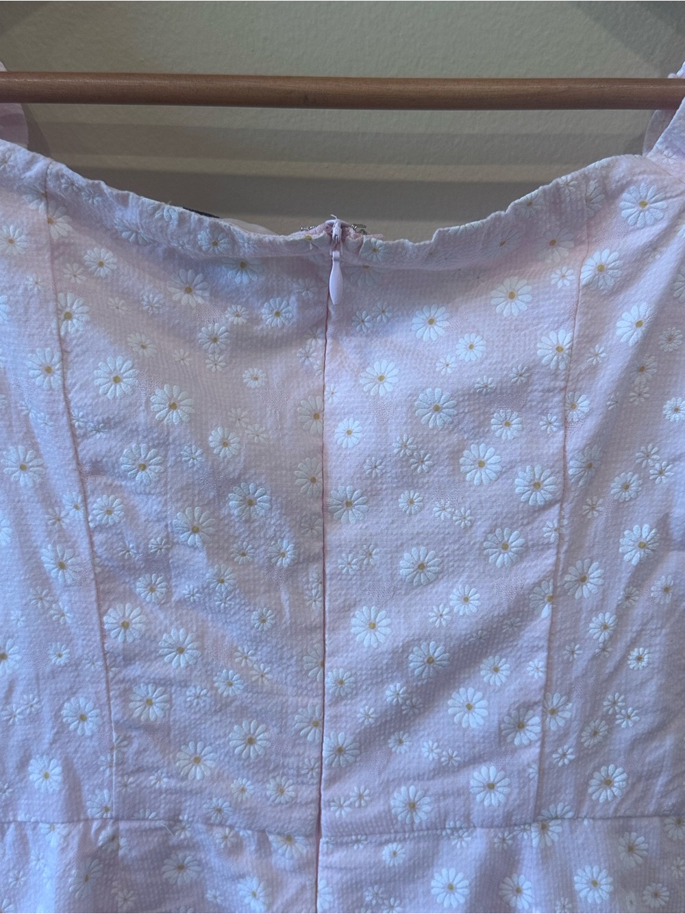 Princess Polly Pink Daisy Ruched Mini Dress Cottagecore Coquette US 2 - Picture 6 of 7